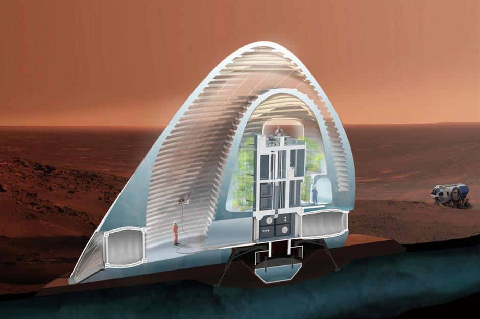 Revealed what homes on Mars could actually look like